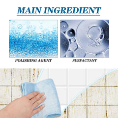 Stones Cleaning Powder, Kitchen Countertop Marble Tile Cleaning Oil Stain Removal Polishing Powder