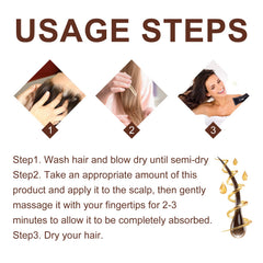 Castor Oil Hair Dense Essential Oil Repair Damaged Hair, Nourish Scalp, Strengthen Hair And Prevent Hair Loss
