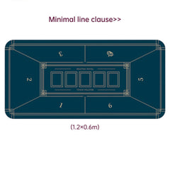 Dezhou playing card pad tablecloth table cushion square round chip rubber cushion playing card table top cushion