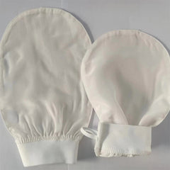 Silk exfoliating face wash and beauty towel, soft and exfoliating, bath and scrubbing, silk bath and face wash gloves