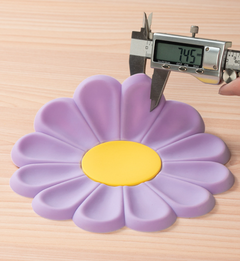 Creative Daisy Flower Household Oil and Heat Resistant Small Fresh Japanese and Korean Bowl and Plate Mats