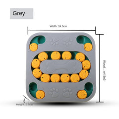 Interactive Slow Feeder Dog Bowl - Puzzle Toy for Pets