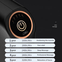 Muscle Massage Guns Double Head Fascia Gun Relax Gun Massage Gym Relaxation Treatments Body Massager Personal Massager Fitness