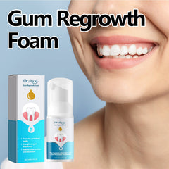 oralhoe Gum Regrowth Foam, Clean Teeth Tartar Care Gums Clean Teeth Anti-Moth Fresh Breath Mousse