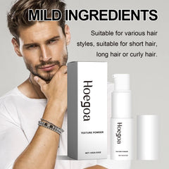 Hair Texture Powder, Curly Hair Fluffy Styling Smoothing Frizzy Natural Shine Lasting Without Greasy
