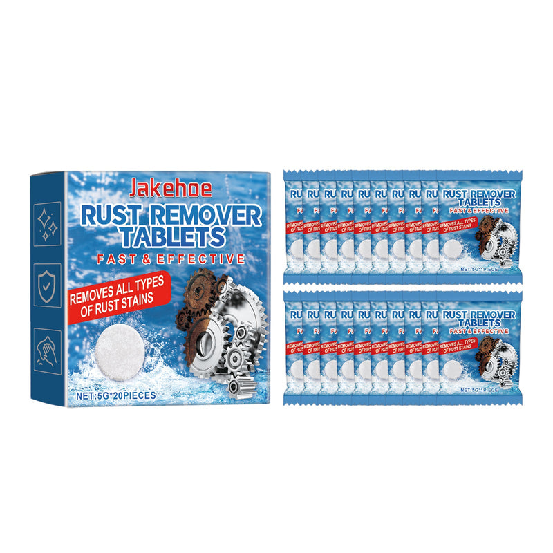 Rust Cleaning Effervescent Tablet, Multi-Effect Decontamination Metal Anti-Rust Home Cleaning Multi-Purpose Effervescent Tablet