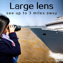 Hunting 13x50 Big Vision Monocular Powerful Handheld Telescope Eyepiece Spotting Scope Sport Watch with Handle USCAMEL