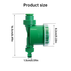 Outdoor plastic garden hose equipped with electronic automatic irrigation timer