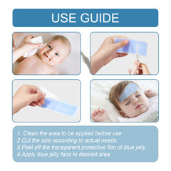 Cool Down Patch Cool Up Hydrogel Cartoon Ice Patch Quick Cool Down Compress