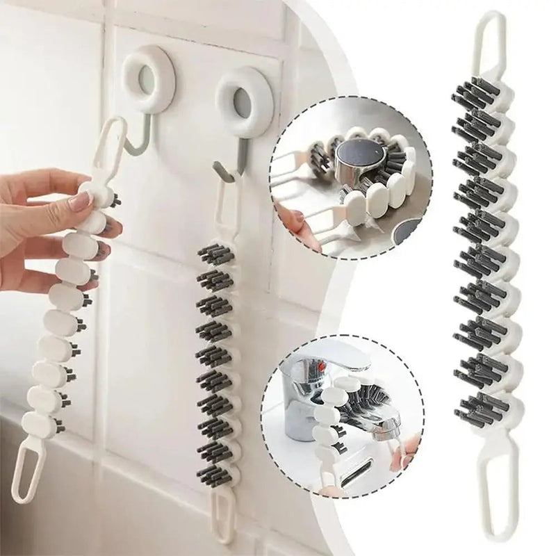 Bendable Multifunctional Cleaning Brush Creative Flexible Kitchen Faucet Brush Crevice Cleaning Brush Detail Cleaner Scrub Brush