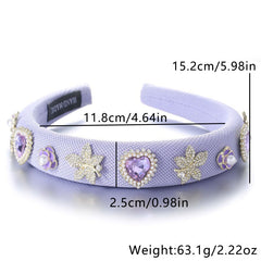 Fashionable Drip Oil Camellia Love Hair Hoop