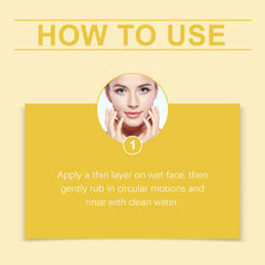 Turmeric Exfoliating Facial Scrub, Gently Repair Dead Skin Exfoliating Bright And Smooth Skin