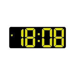 Simple Style LED Electronic Alarm Clock Battery and Plug-in Dual-use Timepiece Yida Time