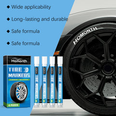 White Tire Paint Pen Car Tire Paint Pen Does Not Fade Color Creative Diy Oil Pen
