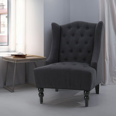 TODDMAN HI-BACK CLUB CHAIR