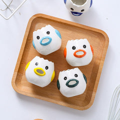 Ceramic egg white and protein separator household egg liquid and yolk filter baking tool easy to clean