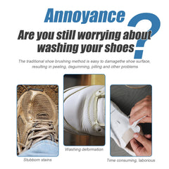 Small White Shoe Cleaning Wipes, Sports Shoes Wash Free Decontamination One Wipe White Portable Cleaning Wipes