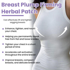 Breast Plump Firming Herbal Patch, Women's Breasts Plump Anti-sagging Breast Massage Care Patch