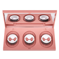 False Eyelashes Warm Gel Free Self-Adhesive Three Pair Suit Pure Manual Natural Exquisite Boxed Japanese False Eyelashes