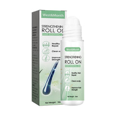 Strengthening Roll On Hair Essential Oil, Scalp Massage Moisturizing Hair Roots Thickening Hair Care Ball Essential Oil