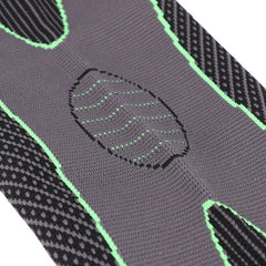 1PCS Mumian S33 Classic Black And Green Knitted Thermal Lengthen Sports Kneecaps