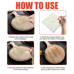 Wood Burning Pen, Children's DIY Pyrography Wood Marking Wood Burning Marker Pen