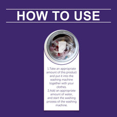 Laundry Detergent Gently Cleans Clothes Decontamination Long-Lasting Fragrance Cleaning Laundry Bubble Paper