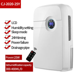 New Dehumidifier Household Moisture Absorption Small Indoor Dehumidifier Anti-Moisture Dehumidification