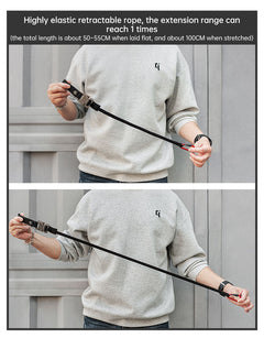 Func. tool rope, equip. tools, phone anti-loss hooks, bag & pant dec. ropes