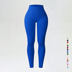 Threaded autumn and winter yoga pants seamless fitness pants high waisted sports yoga clothes leggings