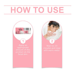 Cleansing Mud Mask Brightens Skin, Hydrates And Cleanses Facial Skin, Moisturizes, Soothes And Refreshes