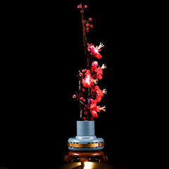 Compatible with LEGO 10369 Plum Blossom LED Lighting Building Blocks Toys Decorative Lights Potted Plants Series