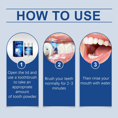 Teeth Whitening Cleaning Powder Teeth Whitening Fresh Breath Yellow Stains Stains Stains Cleaning Powder