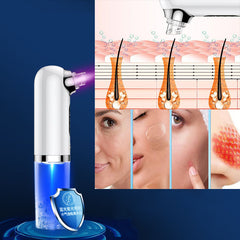 Small Bubble Beauty Instrument Household Pore Cleaning Oxygen Injection Instrument Electric Blackhead Suction Instrument