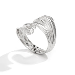 Punk style exaggerated irregular folds personalized winding fish tail bracelet Bracelet