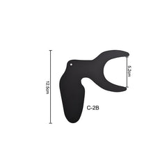 Dental orthodontic black background plate Intraoral photography background plate