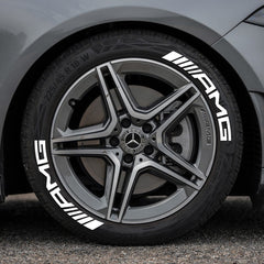 AMG car tire sticker rubber 3D three-dimensional integrated tire decoration car tire sticker