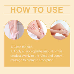 Bee Venom Joint Care Cream Gently Soothes Joints, Bones And Muscles With Daily Massage Treatment