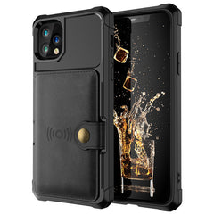 Card Sleeve Phone Case Apple 13 Card Holder Card Case Magnetic Wallet Protective Cover