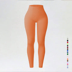 Threaded autumn and winter yoga pants seamless fitness pants high waisted sports yoga clothes leggings