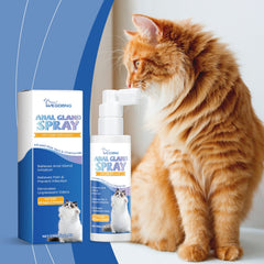 Cat Anal Gland Odor Removal Spray, Fresh Odor Removal After Cleaning Spray For Cats