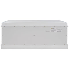 TREXM storage table with 4 adjustable doors and shelves, detachable padded shoe stand (white)