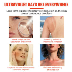 Protective Cream, Summer Outdoor UV Protection Refreshing Moisturizing Protective Cream