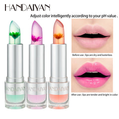 HANDAIYAN Warm Lipstick Flower Color Changing Moisturizing Lipstick Is Not Easy To Fade And Does Not Take Off Makeup