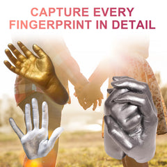 Couple Hand Model Clone Powder, Valentine's Day Diy Gift 3d Hand Model Crafts Creative Home Decoration