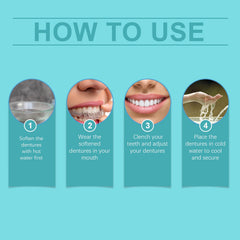 Adjustable Buckle Dentures, Comfortable Adjustable Dentures To Fit The Mouth Chewing Force And Fit The Teeth