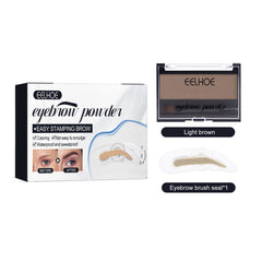 Eyebrow Powder Set Makeup Natural Lasting Waterproof Not Easy To Decolorize Dizzy Lazy Seal Eyebrow Powder Set