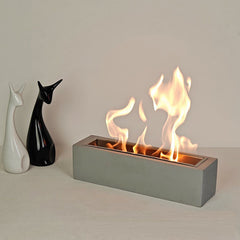 Rectangular desktop home restaurant heating stove desktop barbecue real brazier alcohol fireplace decoration bonfire stove