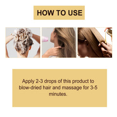 Maca Essence Repair Collagen, Repair Bifurcate Improve Hair Moist Smooth The Hair Essence