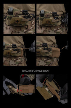 Compact Trauma Bag V3 GEN3 Style Agilit MD2 IFAK Tactical Medical First Aid Bag for Hunting Vest Plate Carrier Belt